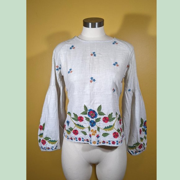 Zara Tops - Zara Boho Shirt, Size M